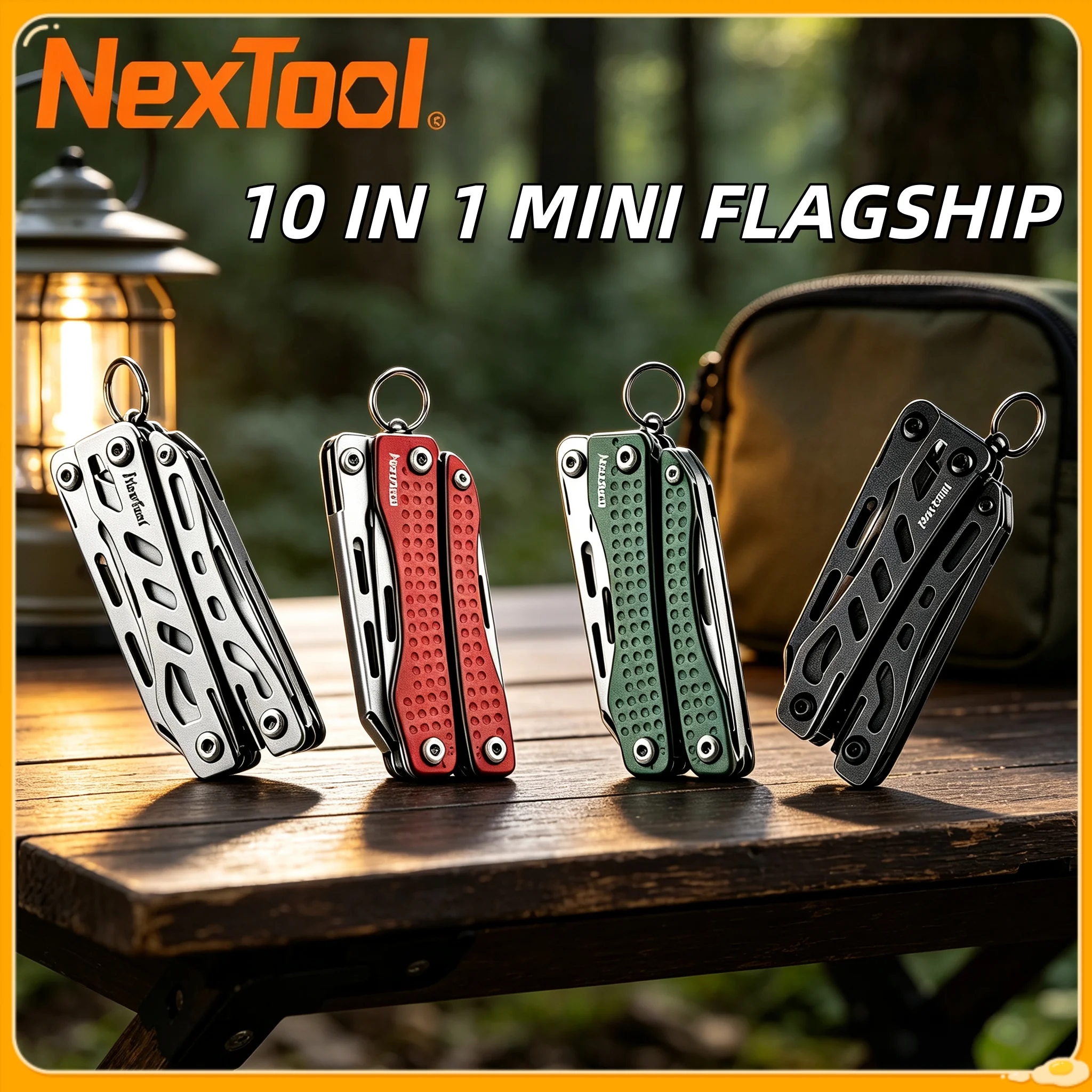 NexTool Mini Flagship 10 IN 1 Multi Functional Tool Folding EDC Hand Tool Screwdriver Pliers Bottle Opener for Outdoor