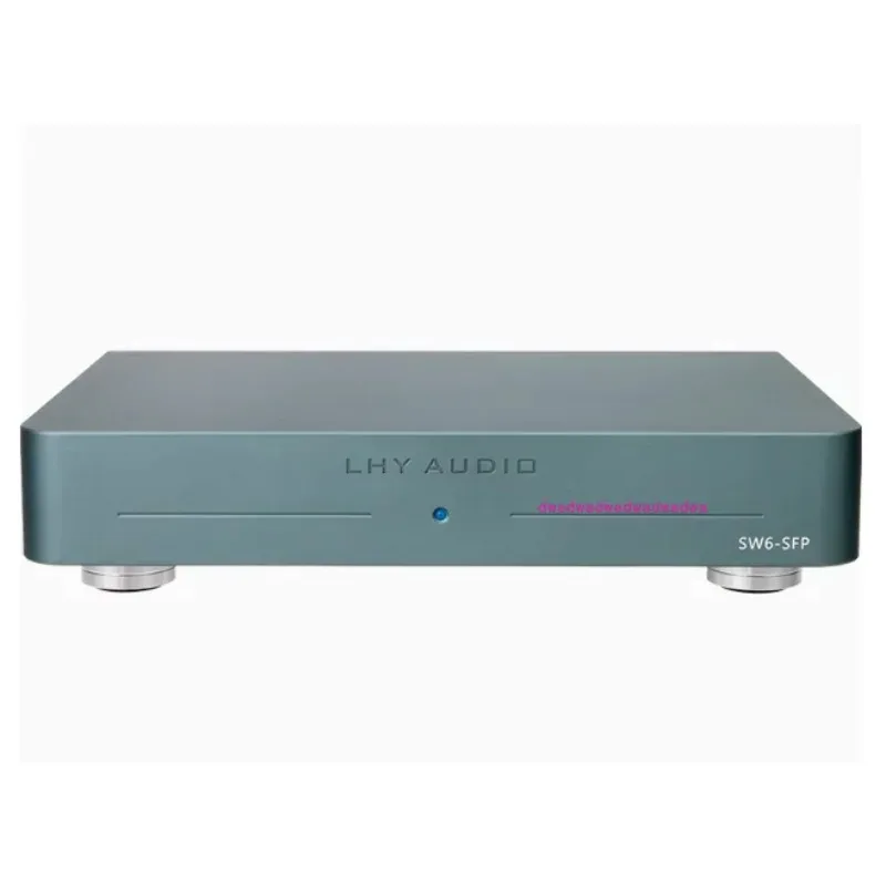 

SW6-SFP 6-портовый Hi-Fi аудио Ethernet-коммутатор Сетевой коммутатор с питанием от постоянного тока и SC-Cut OCXO