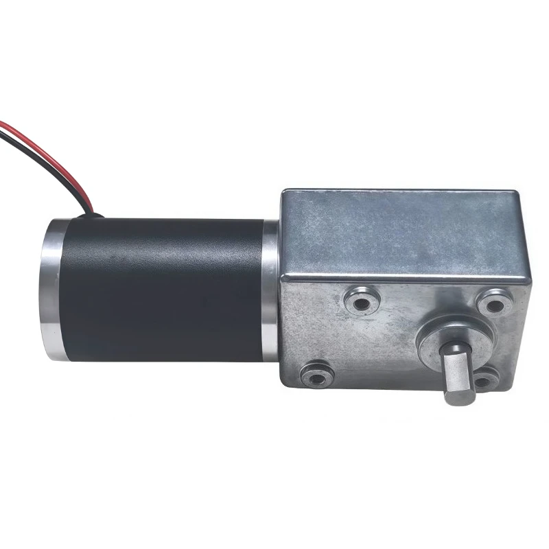 5882-50ZY Turbo Worm DC Gear Motor 12V24V Forward And Reverse 1.5RPM~533RPM 200KG High Torque Low Speed Brushed DC Motor