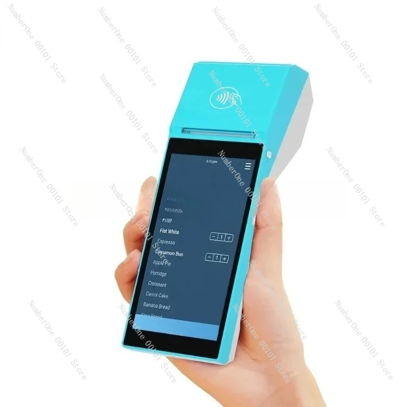 

Умный мобильный терминал сбора данных (ТСД) с беспроводной связью Wi-Fi и Bluetooth, функцией печати, POS-терминал, кассовый аппарат, универсальное устройство