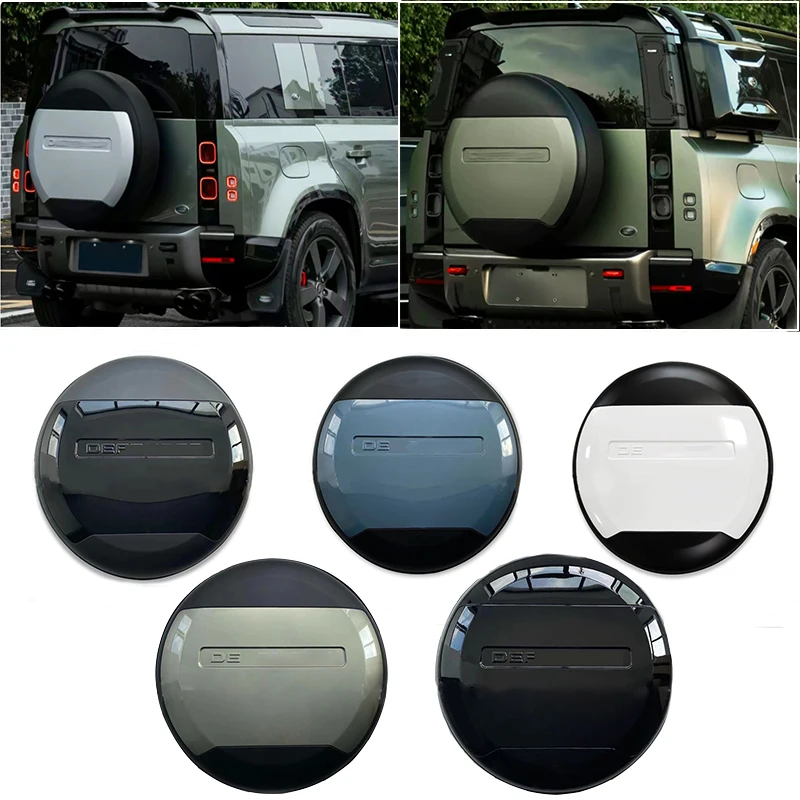 New Car Spare Tire Cover Tire Protector High Quality Exterior Accessories For Land Rover Defender 90 110 130 2020-2024