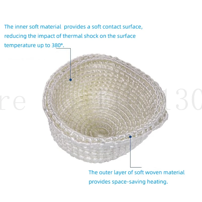 Laboratory 250ml-10000ml Glass Fiber Electric Heating Sleeve Liner High Temperature Resistance