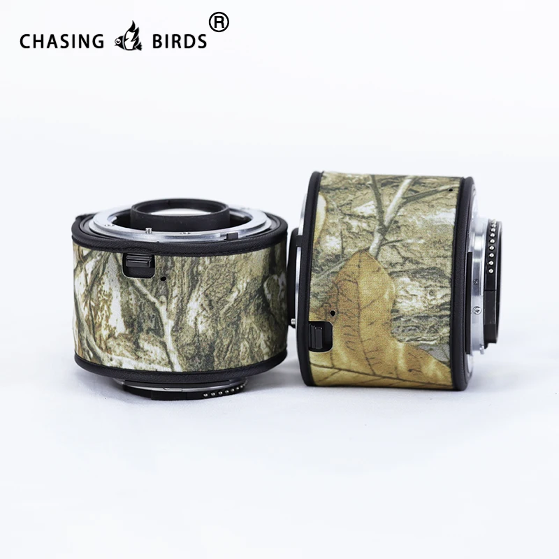 Chasing birds camouflage lens coat for NIKON AF-S teleconverter 1.4X 2.0X 1.7X waterproof and rainproof lens protective cover