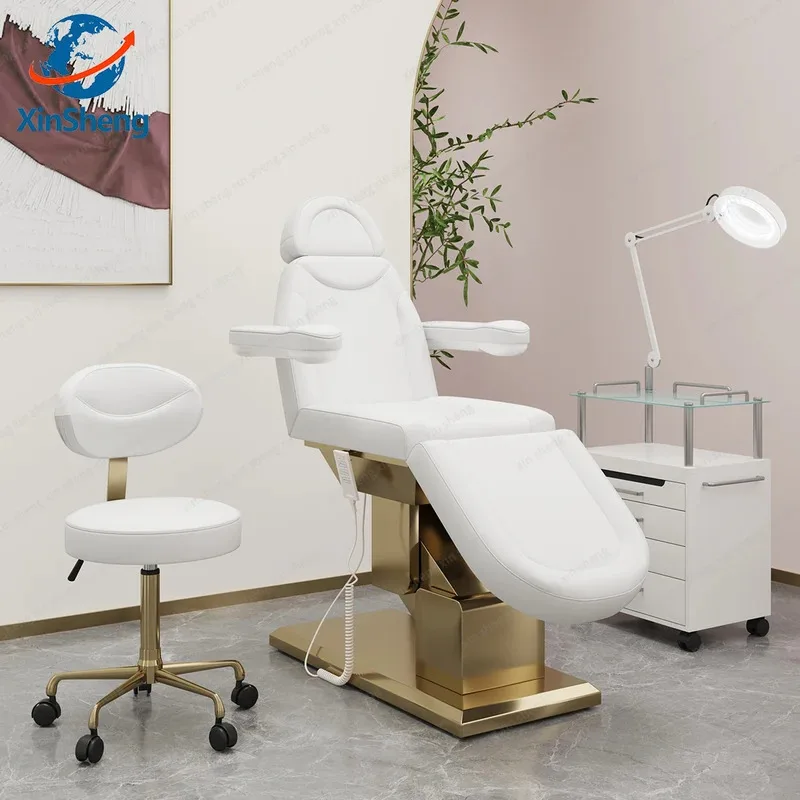 

XingSheng Multifunctional Electric Beauty Care Glass Facial Hydrotherapy Massage Table Salon Chair Eyelash Beds Sofas And Ch