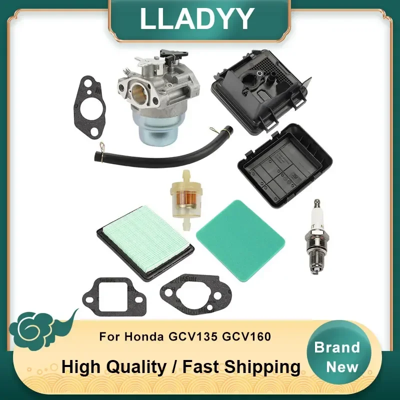 

Carburetor Kit Air Fuel Filter Cover Kit For Honda GCV135 GCV160 Engine