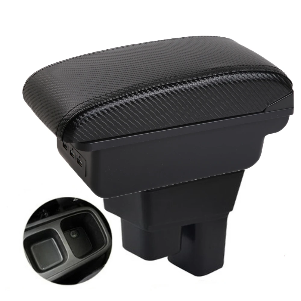 Car Fit Jazz GE Armsteunbox middenconsole opbergkoffer bestuurder elleboogsteun