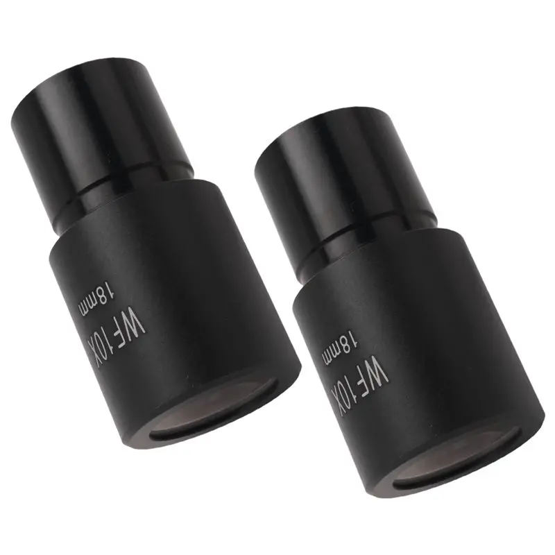 CYCLI-2 PCS WF10X Widefield Eyepiece Biological Microscope Optical Lens Eyepiece Wide Angle 23.2Mm Mounting Size
