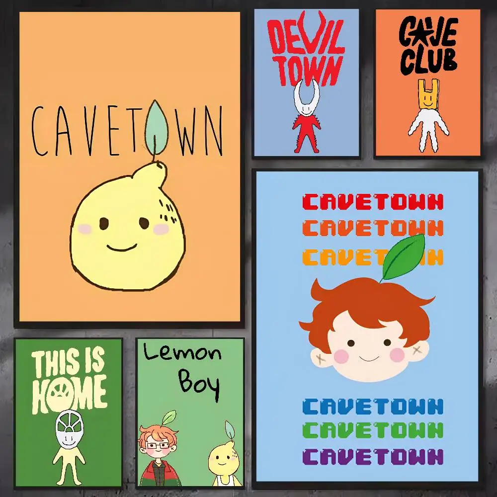 1pc Singer Cavetown Animal Kingdom Lemon Boy Anime Poster Sticker Print Waterproof Wall Art For Living Room Bedroom Home Decor
