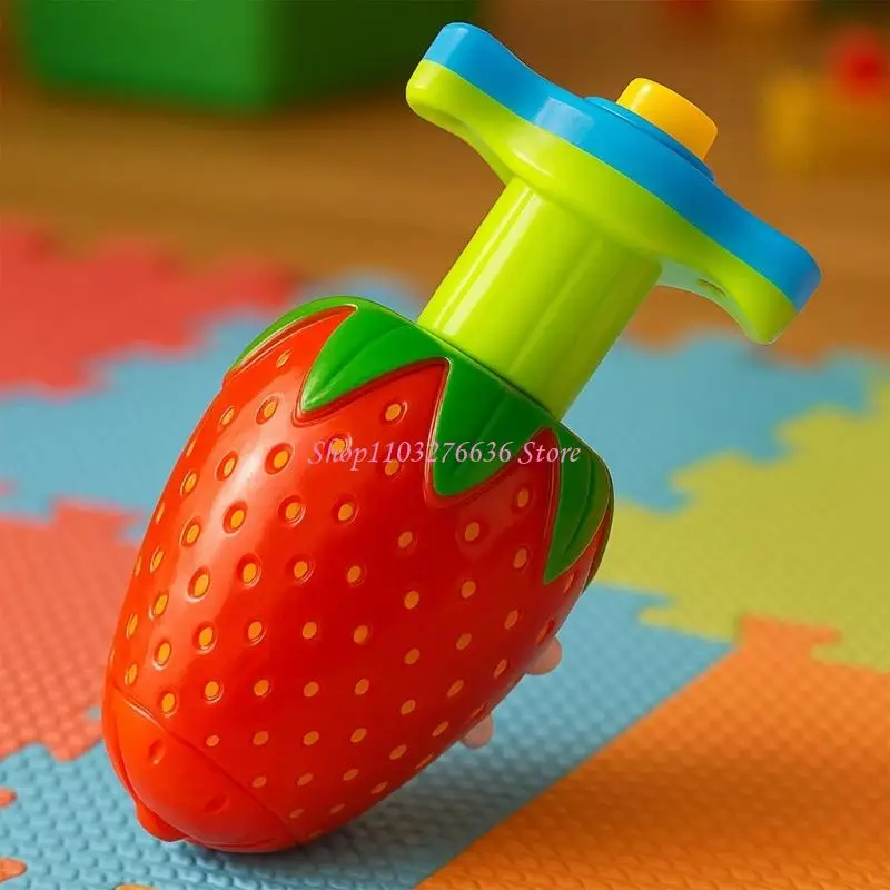 R6FD 4PCS Niños Girando Top Colorido LED Luz y Música Juguete Interactivo Spin Top