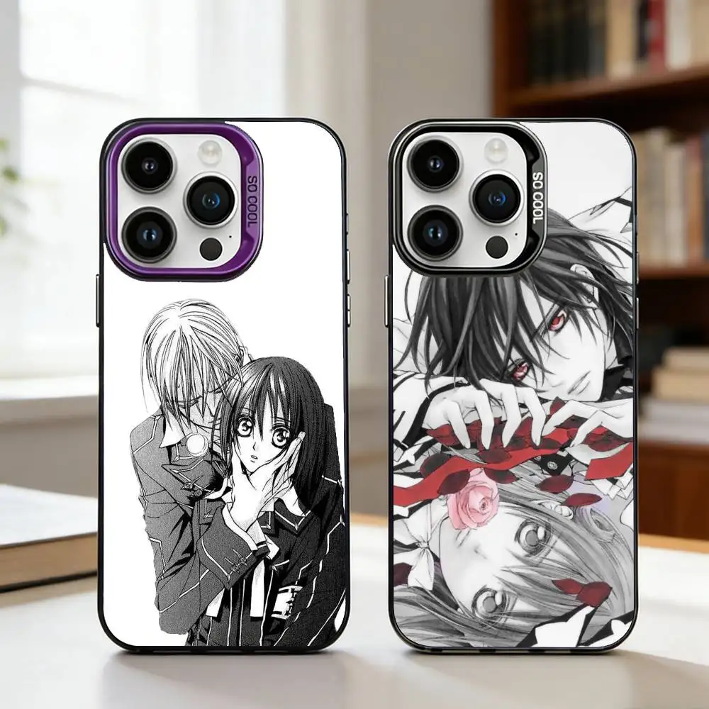 

V-Vampire Knight Phone Case For iPhone17,16,15,14,13,12,11,Pro,MAX White Matte Shockproof Cover
