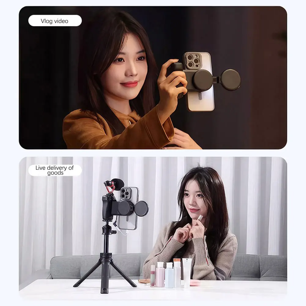 Magnetic Selfie Rings Light Brightness Adjustable Fill Light for Magsafe for iPhone Smartphone Vlogs/Photography