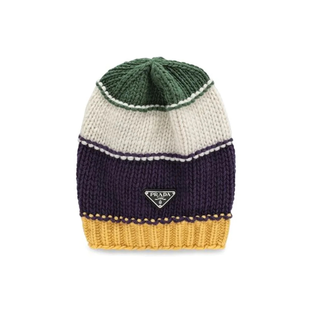 PRADA Wool Beanies Women's Multicolor 1HC3532CYYF0NTJ
