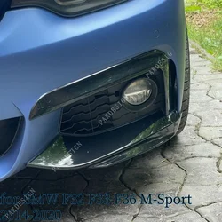 Front Bumper Lip Splitter Spoiler for BMW F32 F33 F36 420i 428i 435i 440i M-Sport 2014-2020 ABS Diffuser Body Kits Accessories
