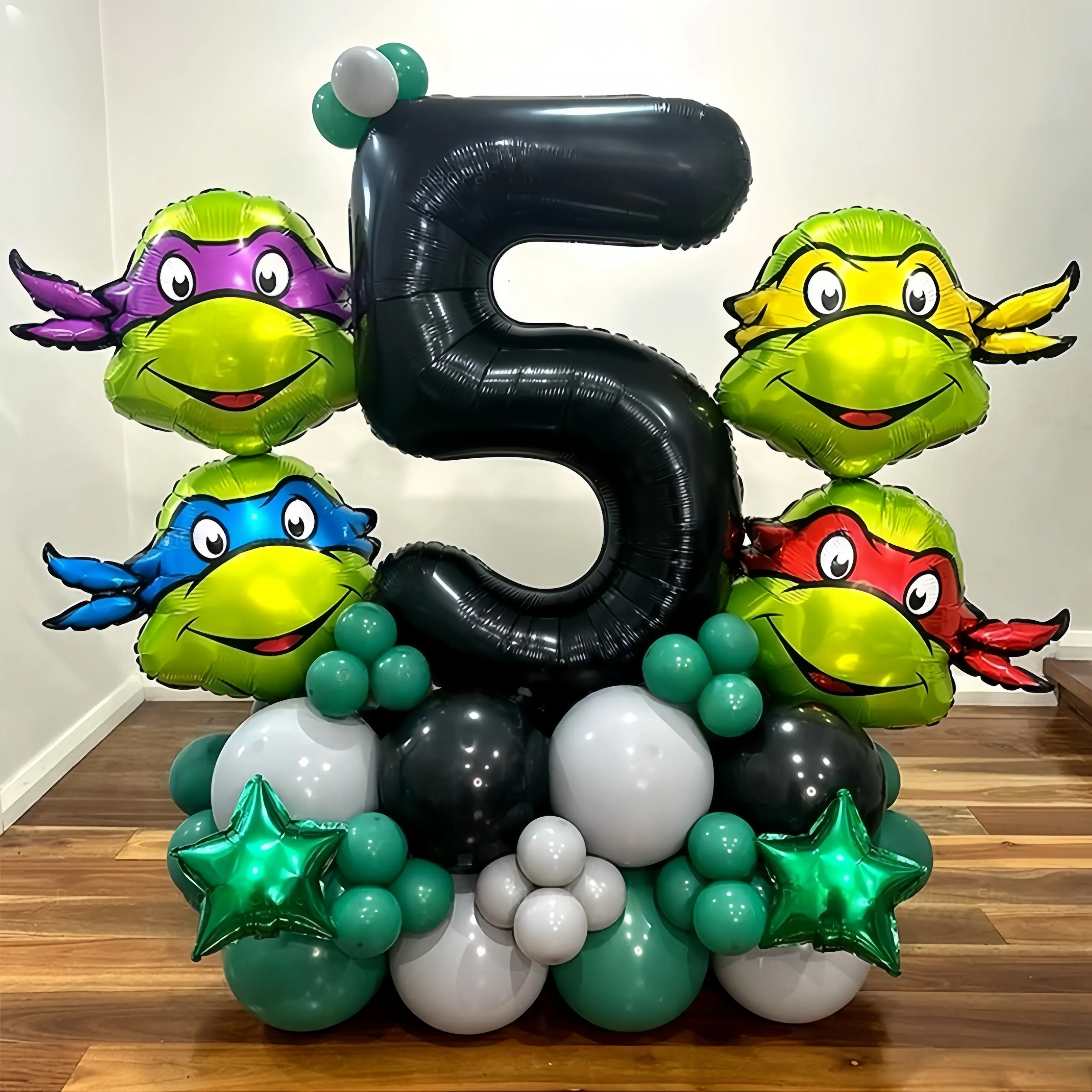 Anime Ninja Turtles Ballons Geburtstag Party Dekoration Ballon Set Baby Dusche Cartoon Anime Kinder Schlafzimmer Dekor Geschenke