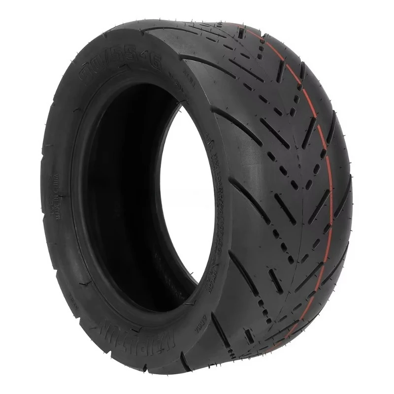 10 Inch Off-road Tubeless Tire 90/55-6 Upgrade Wider Wear-resistant Anti-slip Scooter Tyre Replace 80/60-6 Wheel Accessories
