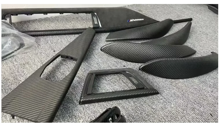Tailored Fit for bmw Carbon Fiber Interior Seven Piece Set and Ten Piece Set 3 4 3GT Serious F Chassis Apply