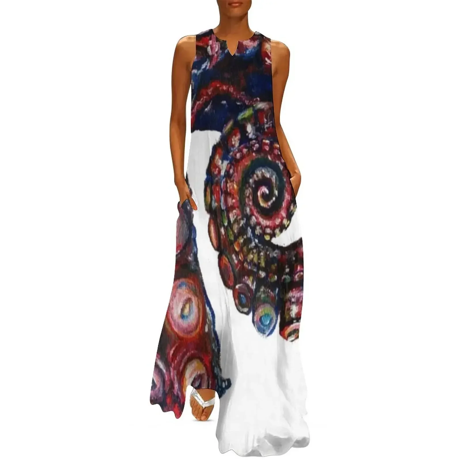 

Squid Tentacle Long Dress birthday dress for women Womens dresses birthday dresses for women Dress