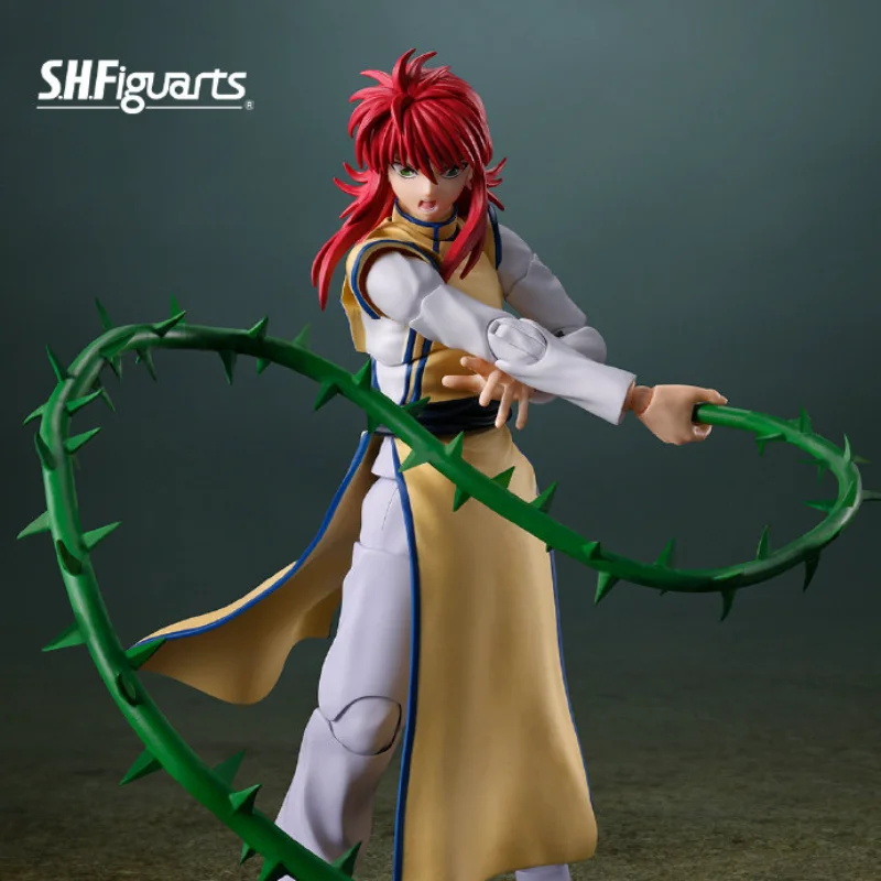 

In Stock Bandai Yu Yu Hakusho SHF Kurama Action Figures Collectibles Gifts