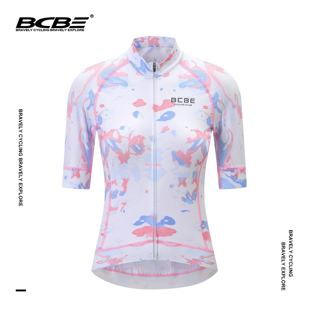 

HISERWA Cycling Jersey Women Summer Slim Fit Breathable Bicycle Shirts MTB Road Bike Shirts Maillot Quick Dry Cycling Jersey