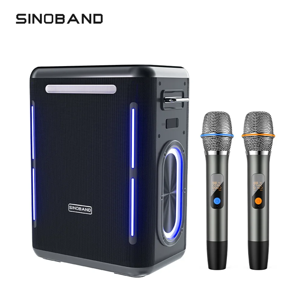 Trend 2024  300W Best Karaoke Loa Bluetooth Subwoofers Party Ktv Portable Karaoke Speaker With Wireless Mic