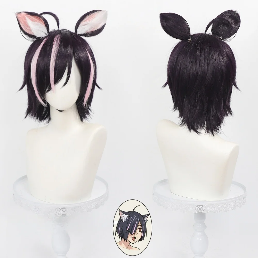 Game Zenless Zone Zero Ellen Joe Cosplay Wig Ellen Joe Rose Net Wig Halloween Party