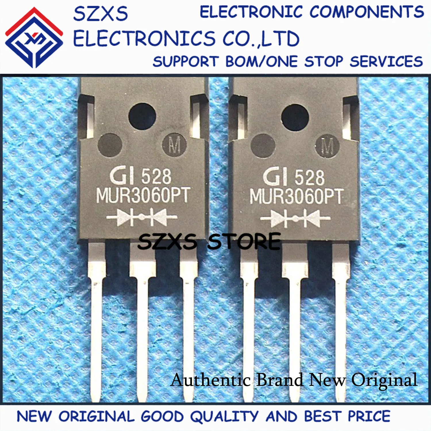 New Original 10Pcs MUR3060PA MUR3060PT TO-247 Fast Recovery Diode Electronic Components Good