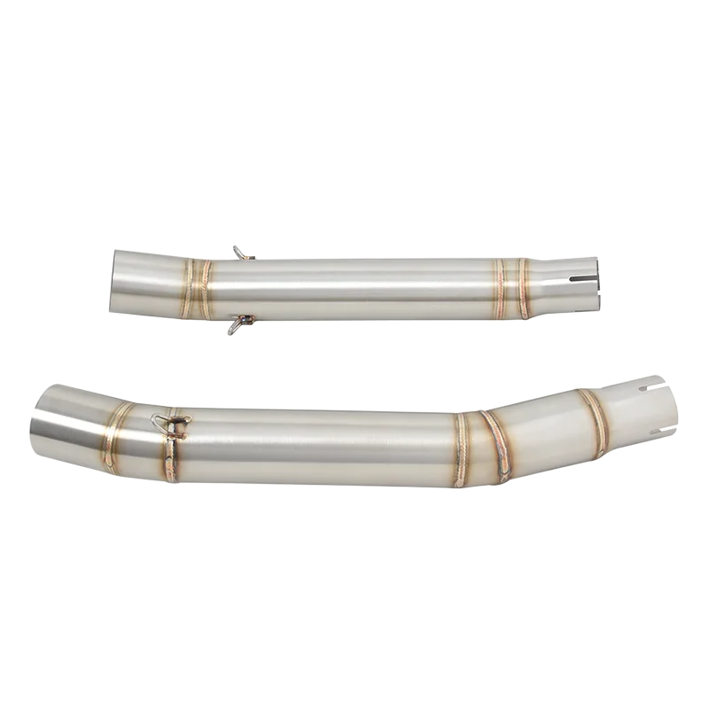 Motorcycle Exhaust Middle Link Pipe Escape Connect Tube Mufller 51mm For Suzuki Hayabusa GSX1300R GSXR1300 GSX 1300R 2008 - 2017