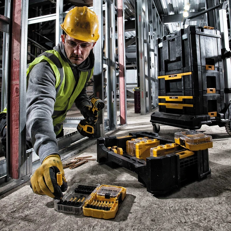 DEWALT DT70716 scatola compatibile con sistema TSTAK Caddy Case maniglia di trasporto integrata collegabile