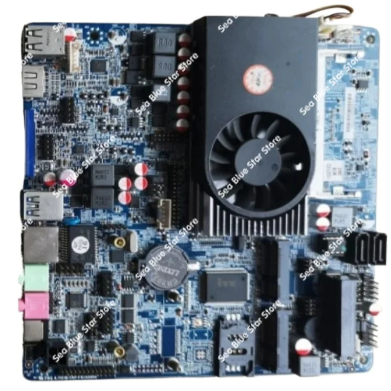 Industrial  board ITX-M19 cash register integrated machine 1037U 12V power supply main board ultra-thin, disassembly main board