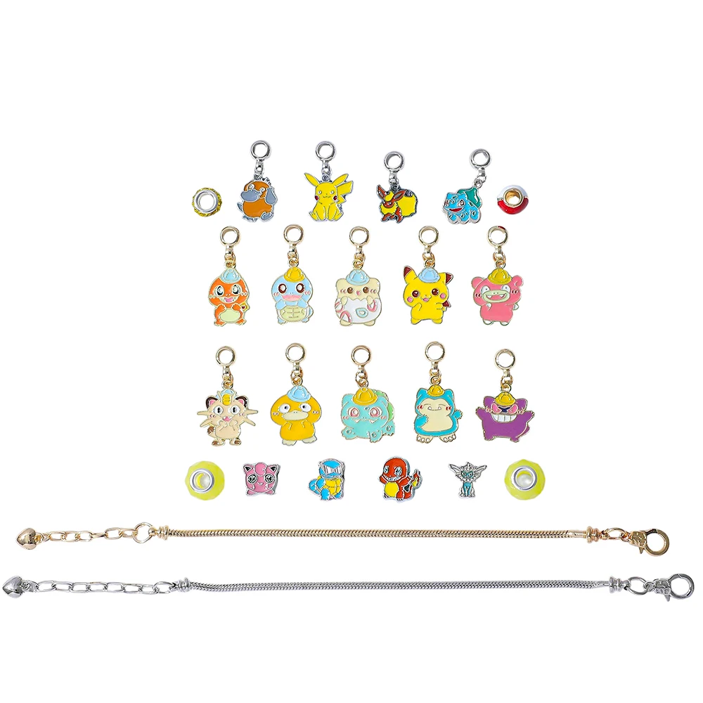 日本の漫画アニメポケモンキャラクターシリーズ DIY ビーズペンダントブレスレットブラインドボックスかわいい男性と女性のパーティーギフト