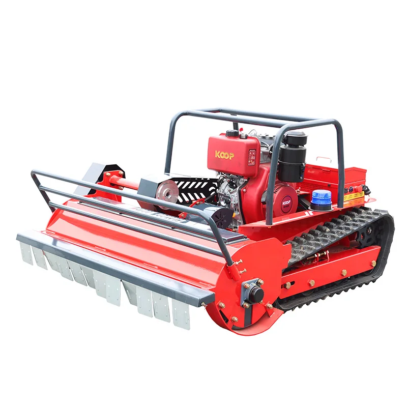 Mini Remote Control Lawn Mower Robot, Customized All Terrain Weeder for Home Orchard Fast Delivery