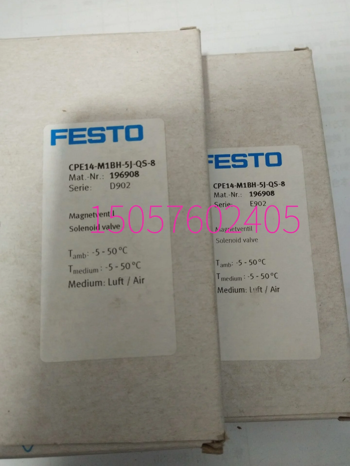 

Festo FESTO Solenoid Valve CPE14-M1BH-5J-QS-8 196908 Genuine Stock