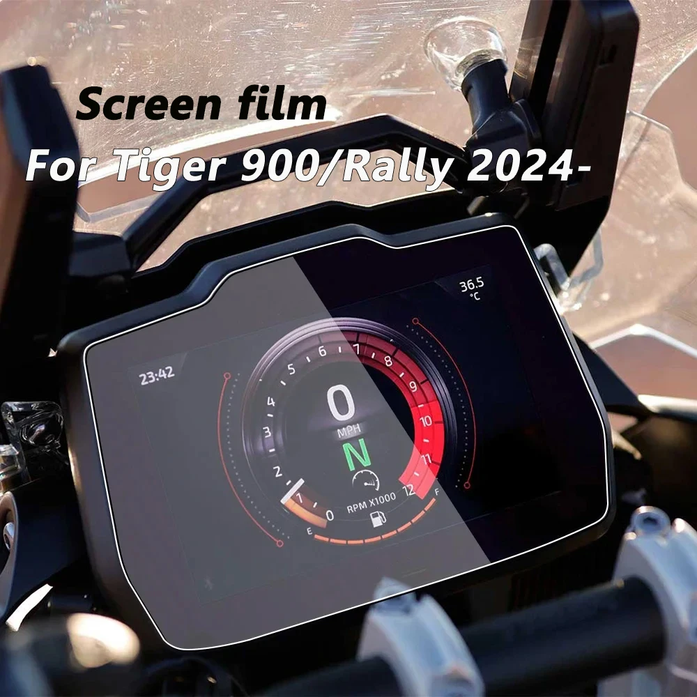 

For Tiger 900 Rally 2024- Screen protector film Motorcycle Dashboard Cluster For Tiger 900 2024 2025- Screen protector film