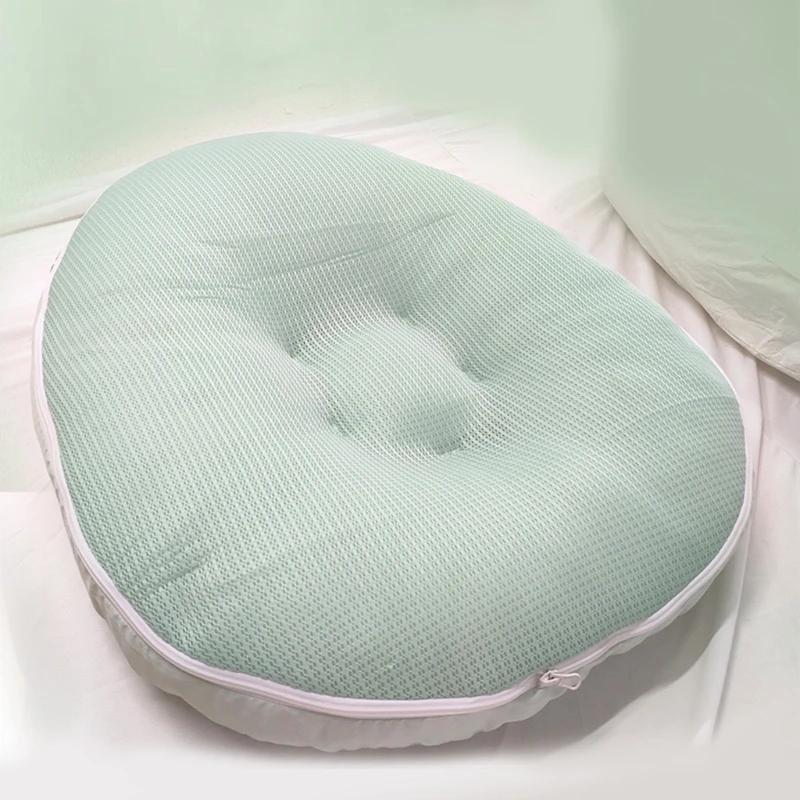 Cotton Sateen Lie Feeding Support Pillow Removable Cover Easy To Clean 15UB