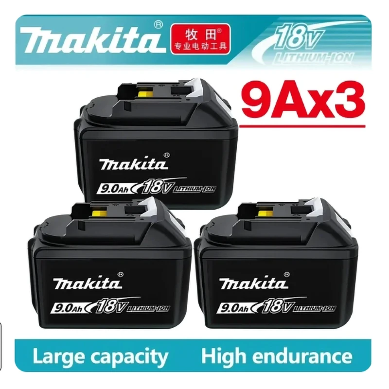 Genuine Makita BL1890 6Ah 18V Battery Power Tools Li-ion Replacement LXT BL1850 BL1840 for 18 V Screwdriver with BMS TPCELL 18V