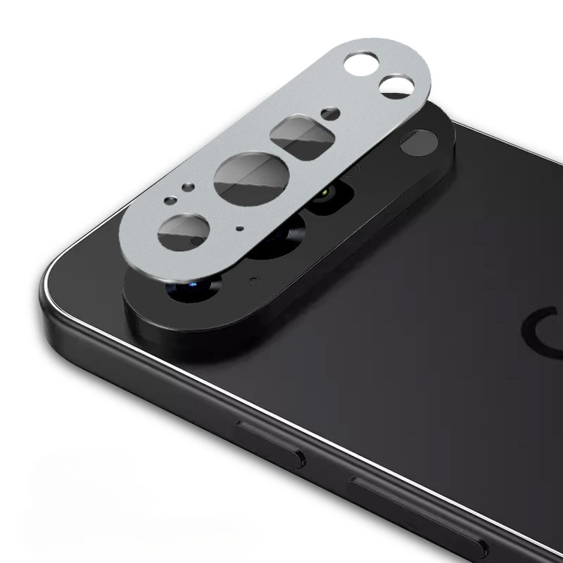 Para google pixel 10 pro xl 9a protetores de câmera do telefone liga alumínio fosco metal integrado lente vidro anel película protetora