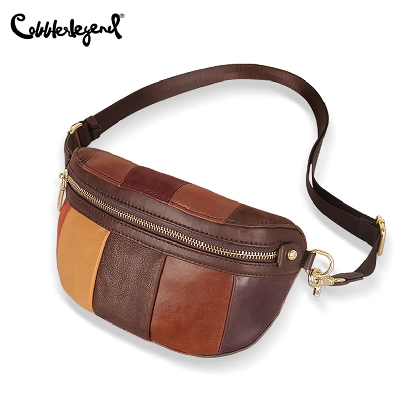 Cobbler Legend Women's Leather Saddle Bag Retro Shoulder Designer Crossbody Bag Women's Breast Bag