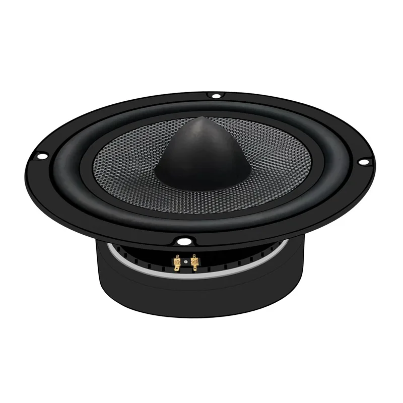 

6.5 Inch 30/50W Heavy Bass Car Audio Carbon Fiber Bullet Round Speaker