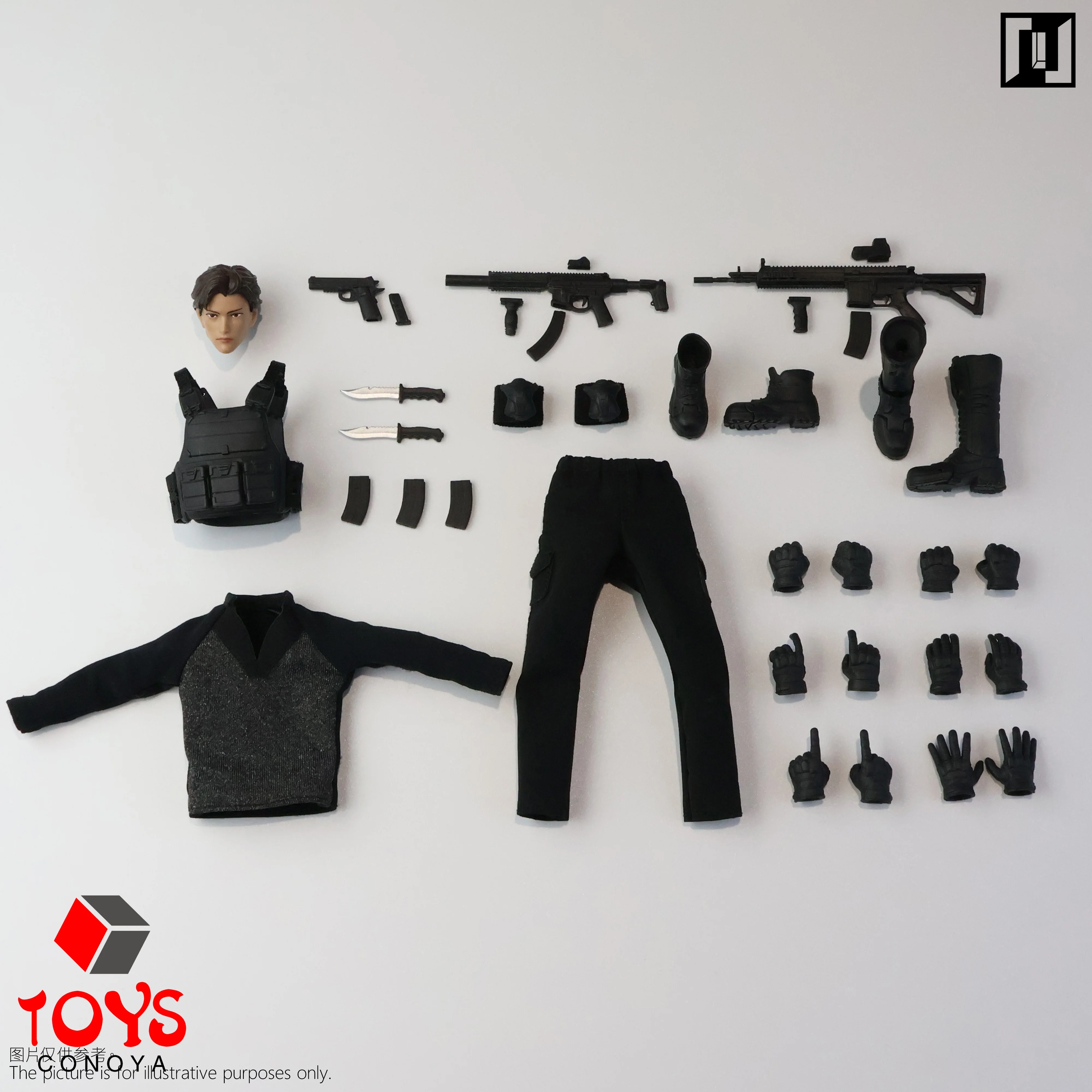 Mirrfig MF002 MF003 1/12 Scale Lean Male Body Deluxe Edition 16.5
