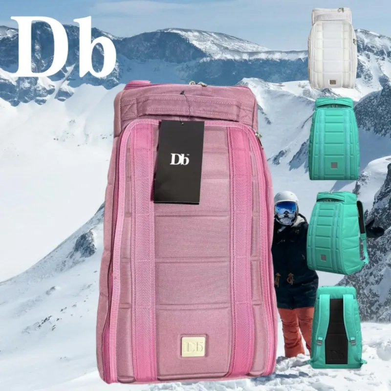 

Skiing Bags Large Capacity Ski Backpack Waterproof Helmet Snowboard Boot Bag Travel Outdoor Unisex Gear Organizer Snowboard Bag