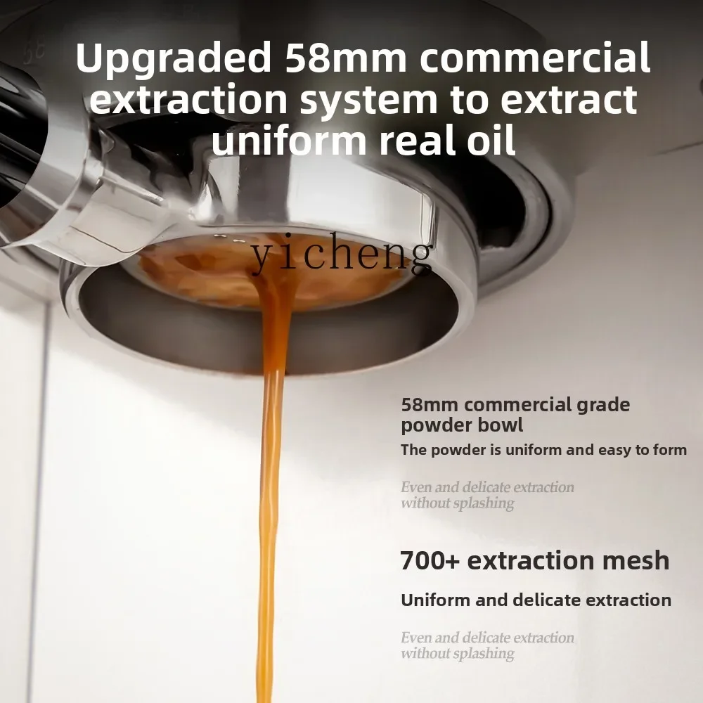 22CCdouble pump boiler double extract household small coffee machine semi-automatic, household