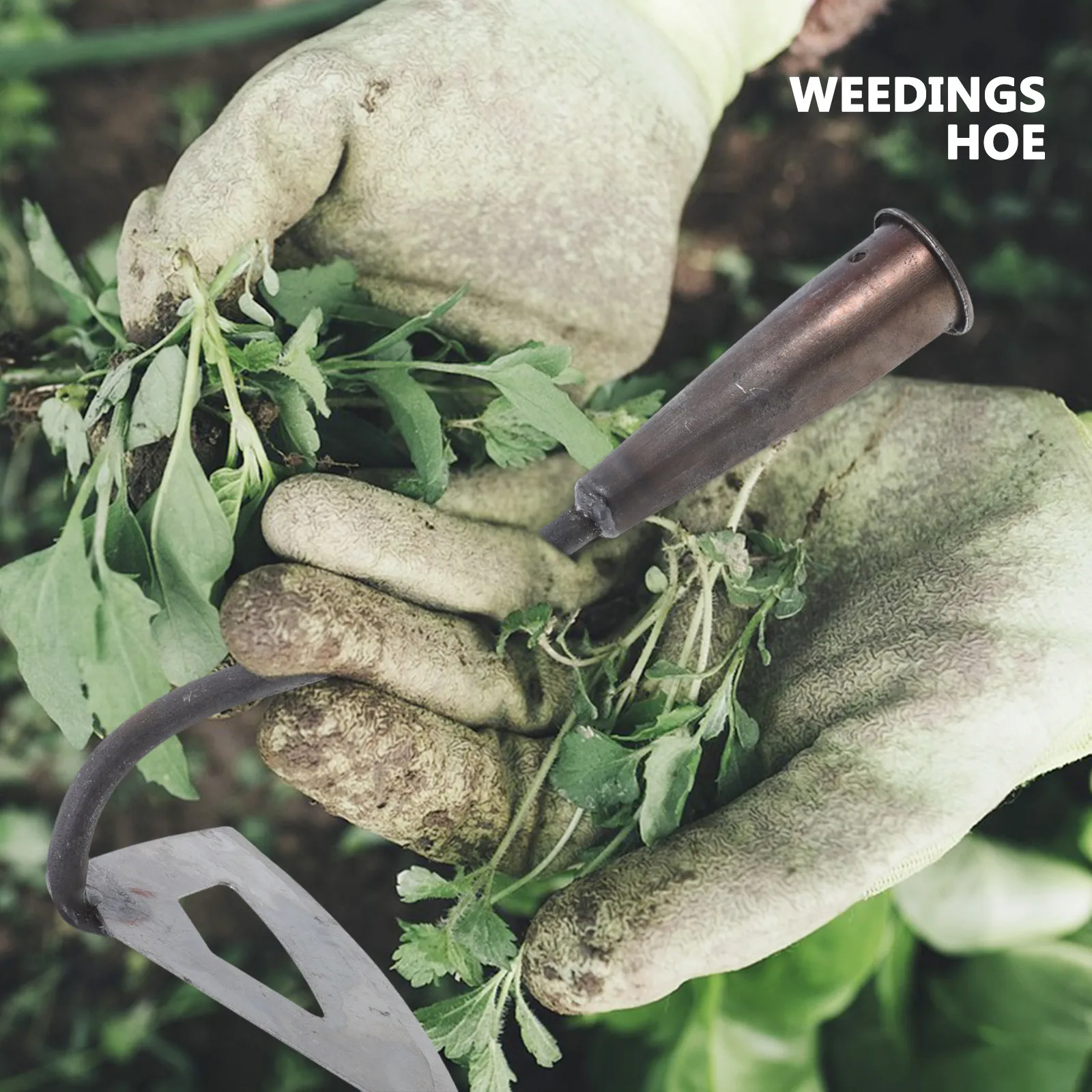 

Усиленная полая садовая мотыга для прополки и посадки, эффективный инструмент для сада и огорода, сельскохозяйственный инструмент для прополки.