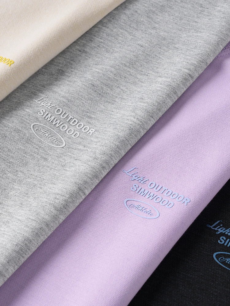 SIMWOOD 2025 Summer New 【Short Length】Quick-dry T-shirts Men 240gsm Breathable Cool comfortable Tops Plus Size Tees image 5