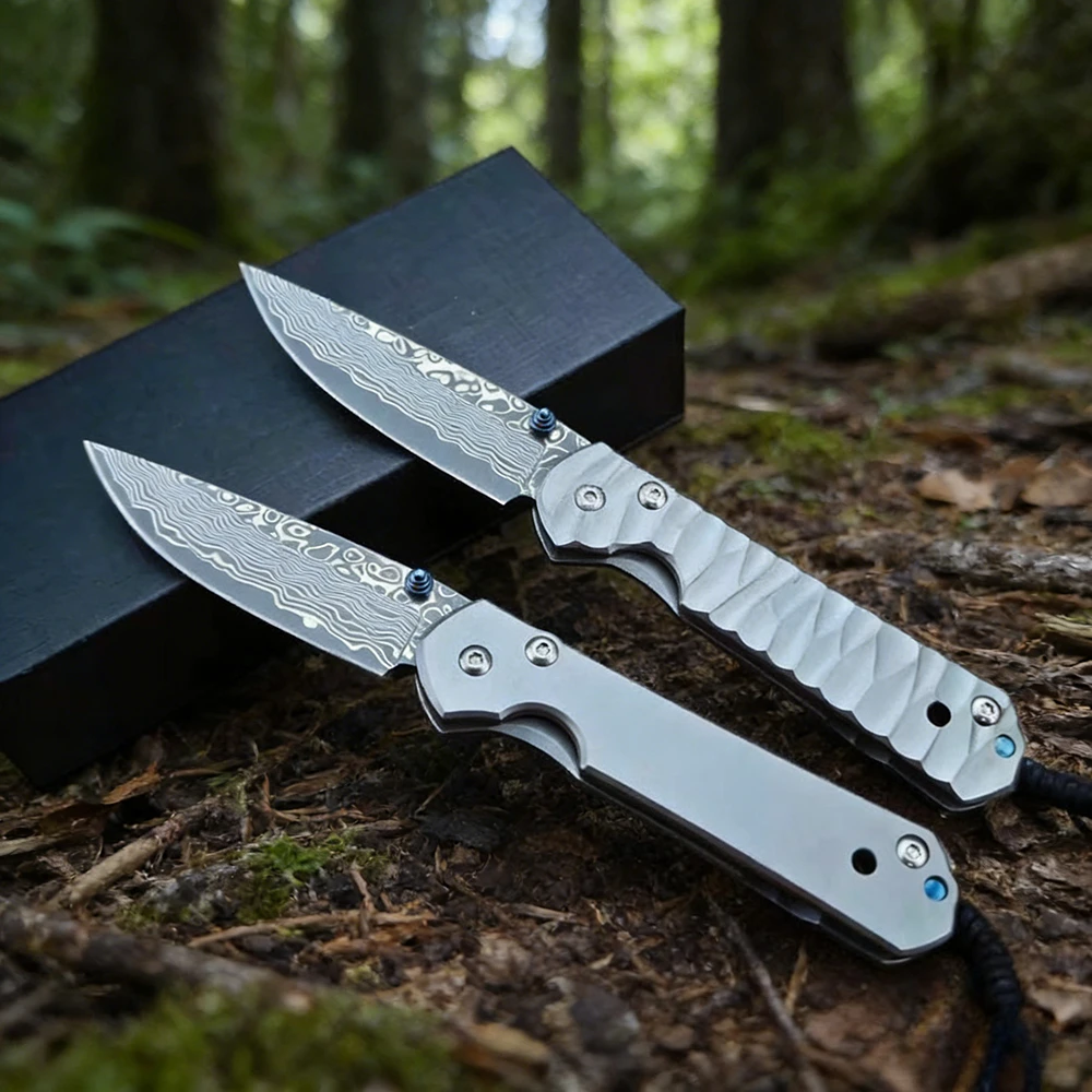 

Складной нож из дамасской стали высокой твердости для приключений в джунглях, портативный, для кемпинга, EDC, тактический, охотничий, боевой, универсальный