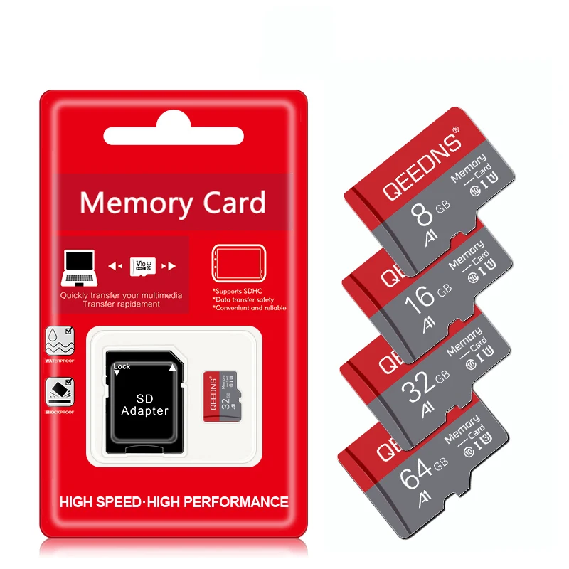 Szybka karta Micro TF SD 512GB 256GB Flash SD Mini TF Card 128GB 64GB Class 10 Karta pamięci do monitorowania rejestratora jazdy