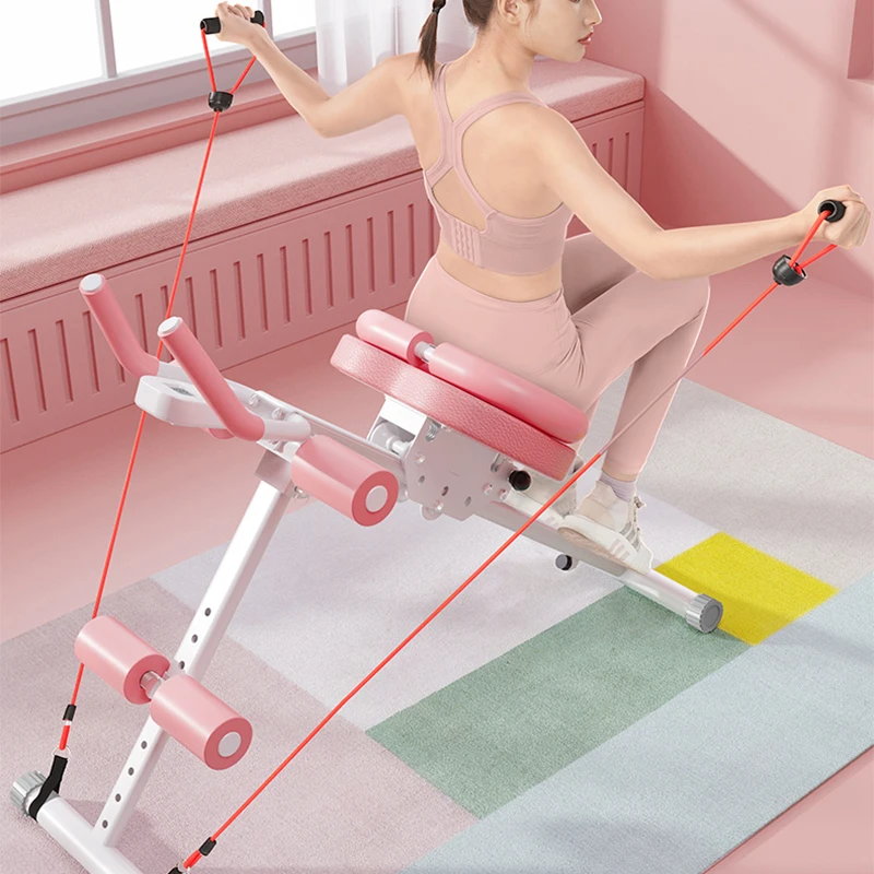 Home Abdominal Rolling Machine Sit-ups Pull Rope Exercise Abdominal Trainer Beautiful Waist And Hip Lift Equipment