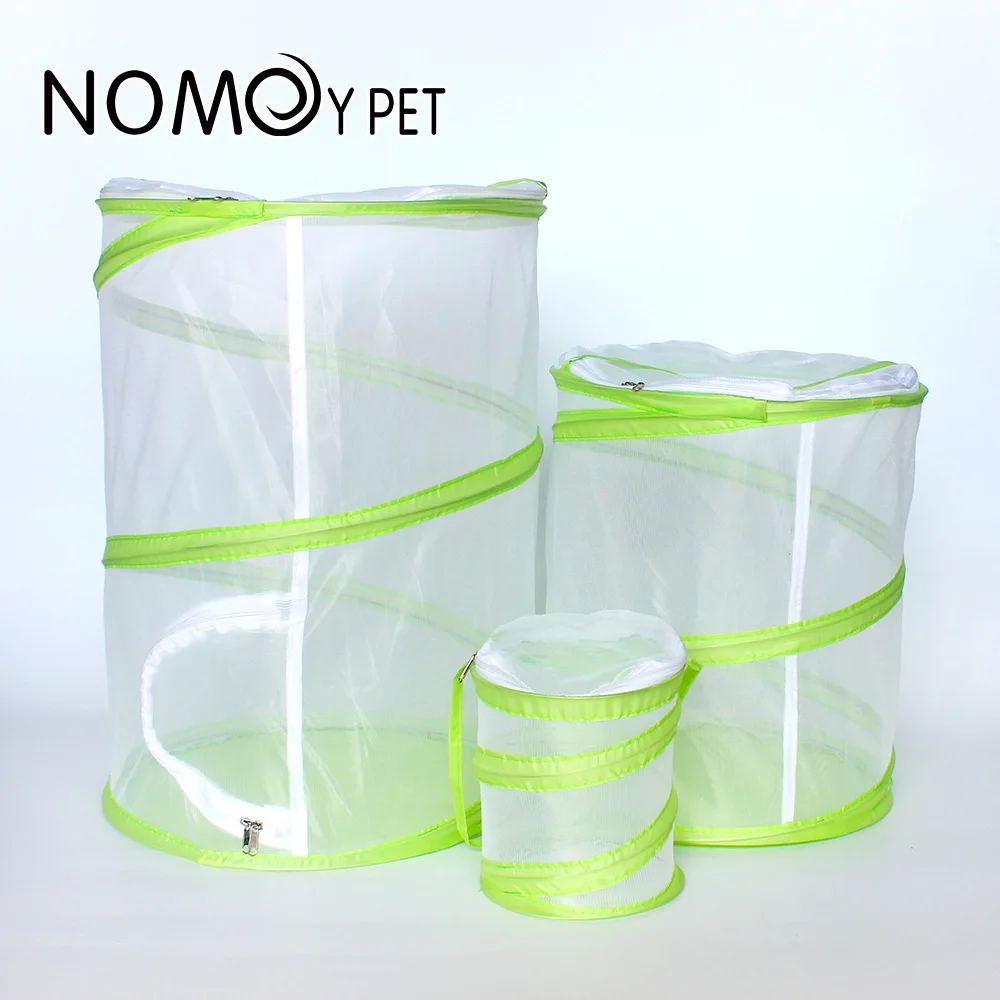 Breathable Popup Collapsible Insect Habitat Cage Terrarium Butterfly Mantis Stick Breeding Zipper Cages Monarch Butterfly Cage
