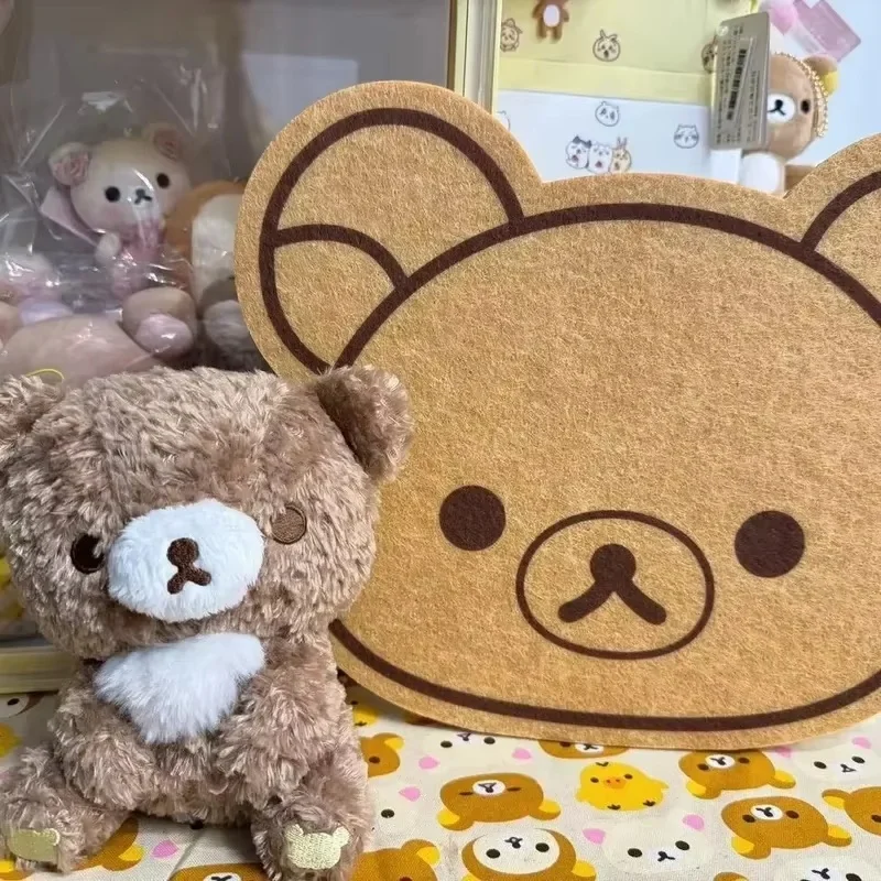 30 centimetri Nuovo Rilakkuma Feltro Bordo Del Fumetto Antiscivolo Camera Da Letto Addensato Orso Adesivo Da Parete Messaggio Bordo Commemorativo Foto Da Parete regali