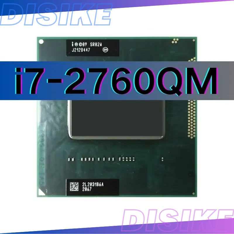 Core I7-2760QM SR02W i7 2760QM Socket G2 rPGA988B support HM65 HM75 HM76 HM77 chipset