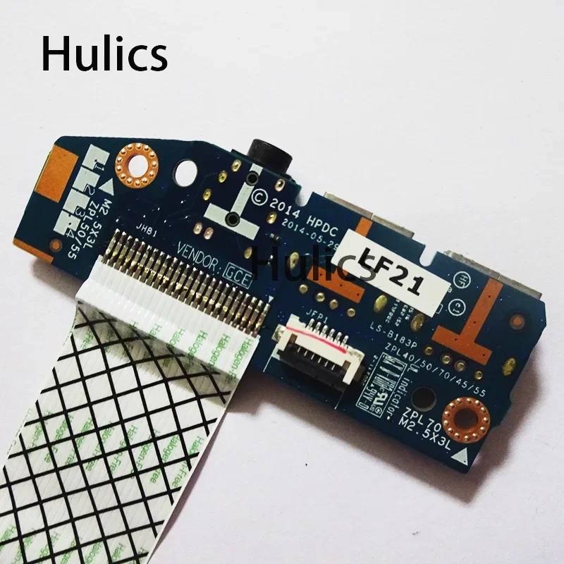 Hulics Used For HP ProBook 430 440 450 455 G2 USB Board Audio  LS-B183P